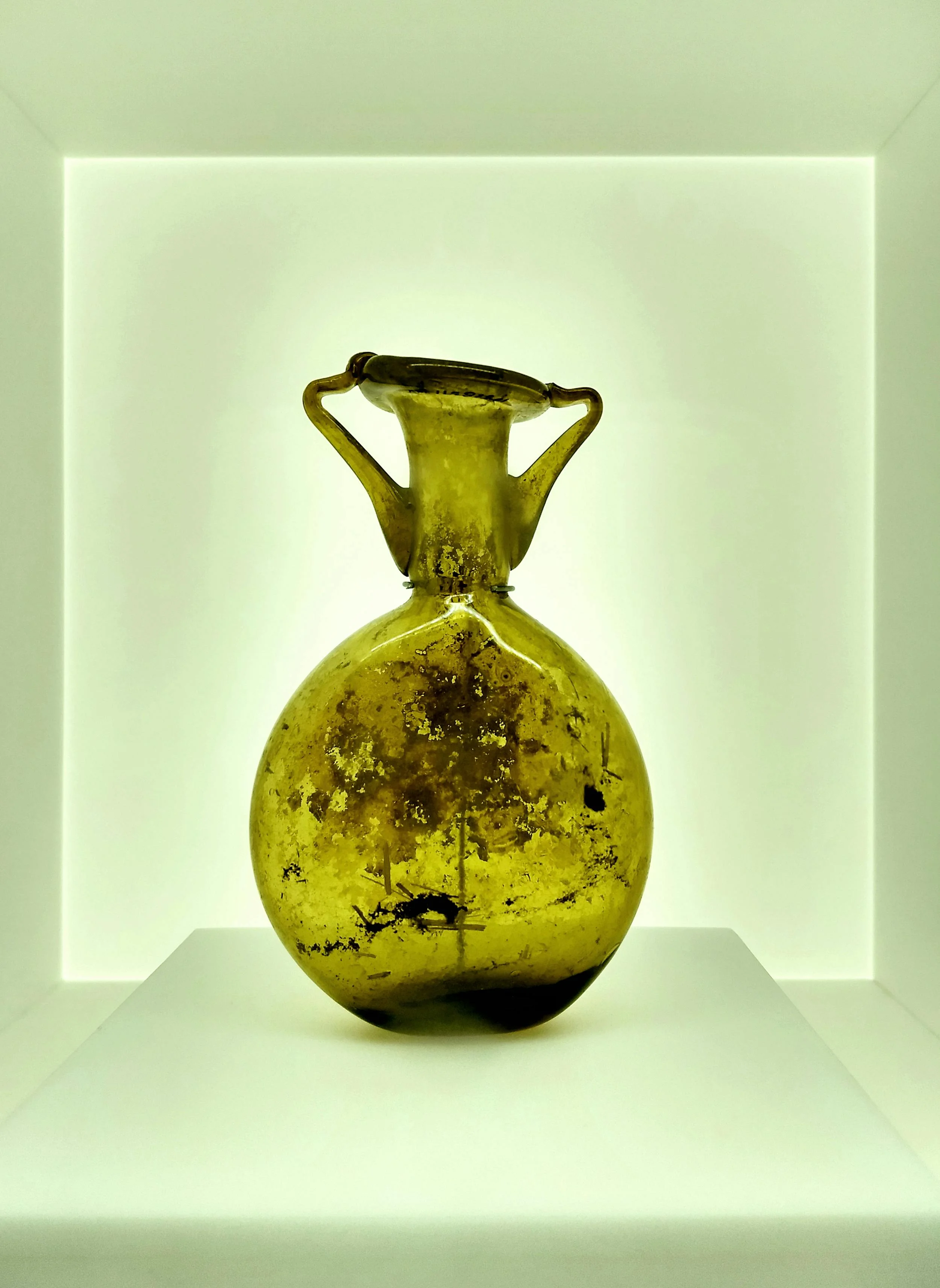 Amber Elixir Glass Vase